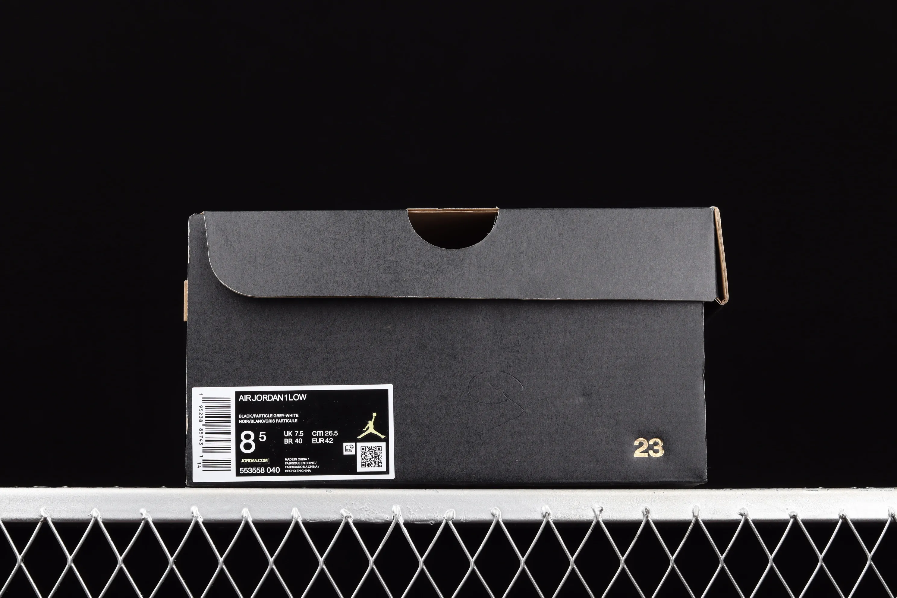 All categories Air Jordan Jordan series basketball shoes Air Jordan 1 Low G version pure original Air Jordan 1 Low AJ1 Joe 1 black and white gray low-top cultural leisure sports sneakers 553558-040